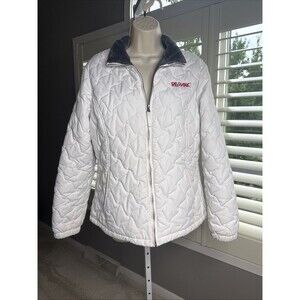 Reebok White Coat RE/MAX Women’s Large Lined Warm Jacket